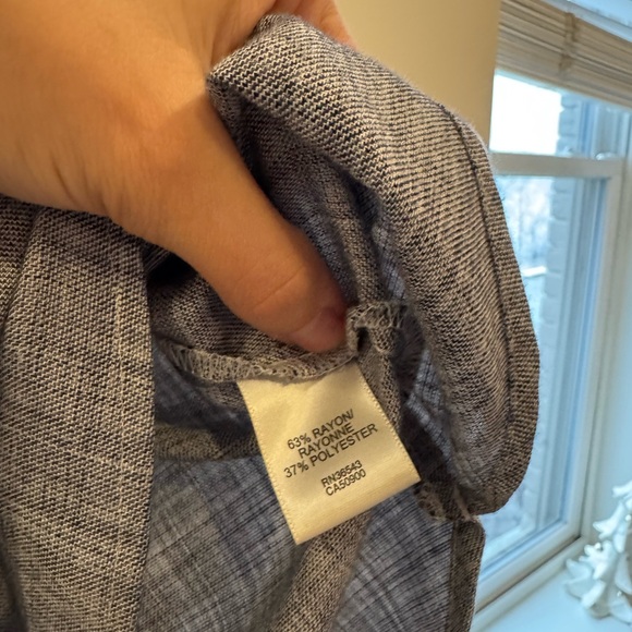 Van Heusen Blue Patterned Office Shirt Sleeve Shirt! - Picture 5 of 5